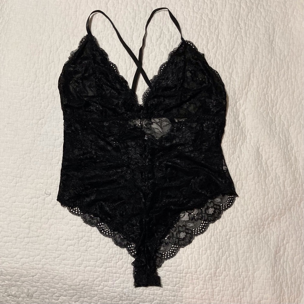Avidlove Black Lace Teddy | Size‎ XL | Romantic